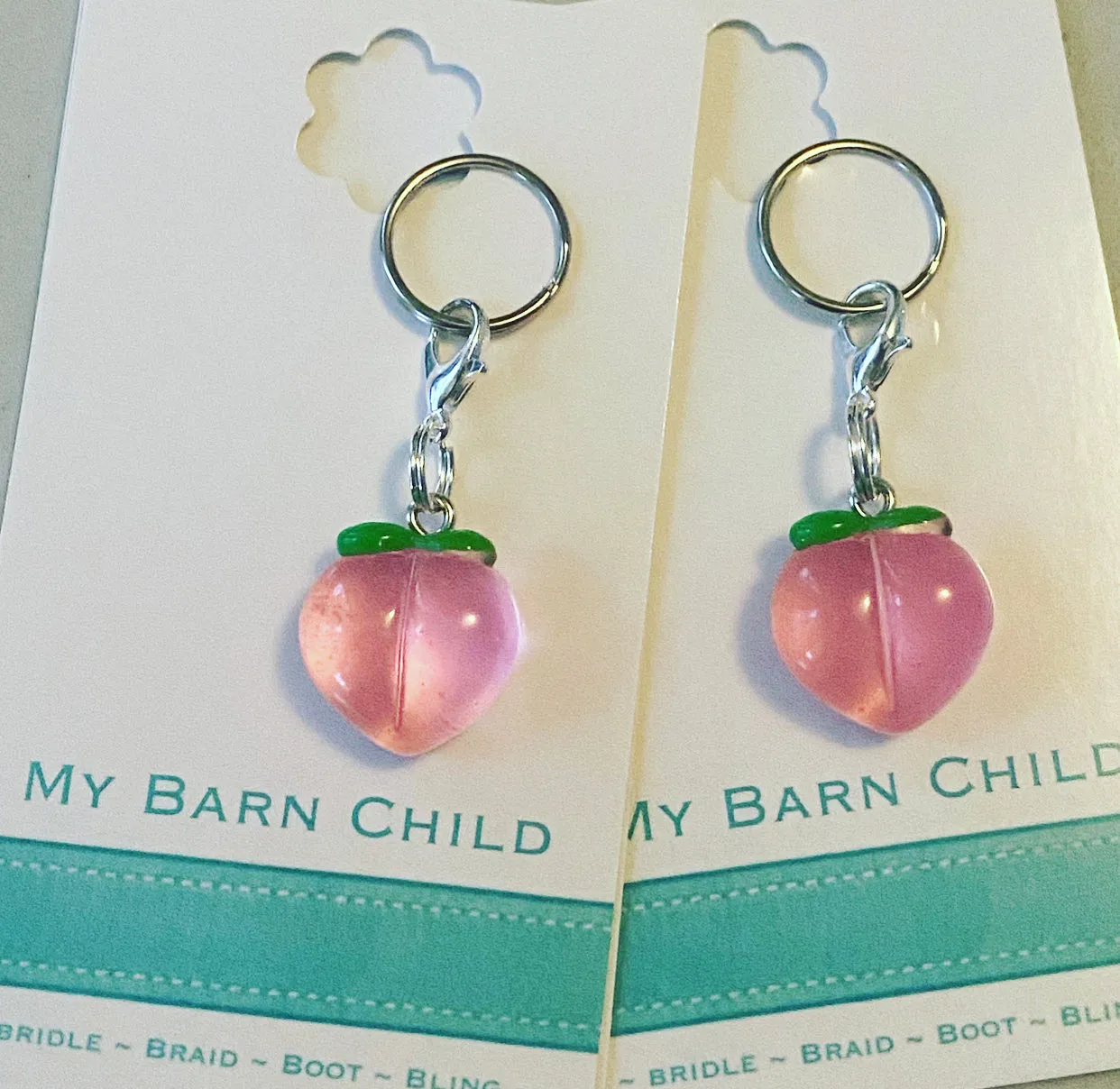 💝 Bridle Charm: Peach 🍑 NEW