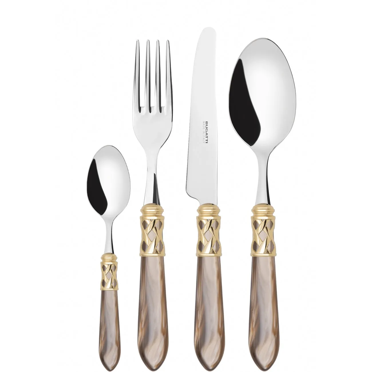 ALADDIN GOLD RING CUTLERY SET 24