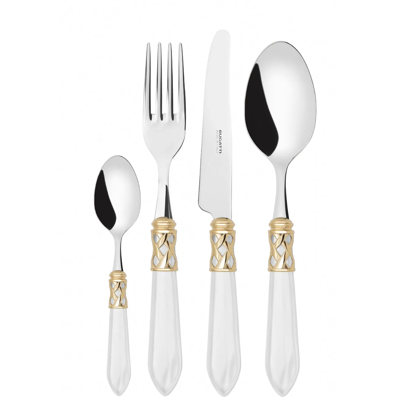 ALADDIN GOLD RING CUTLERY SET 24