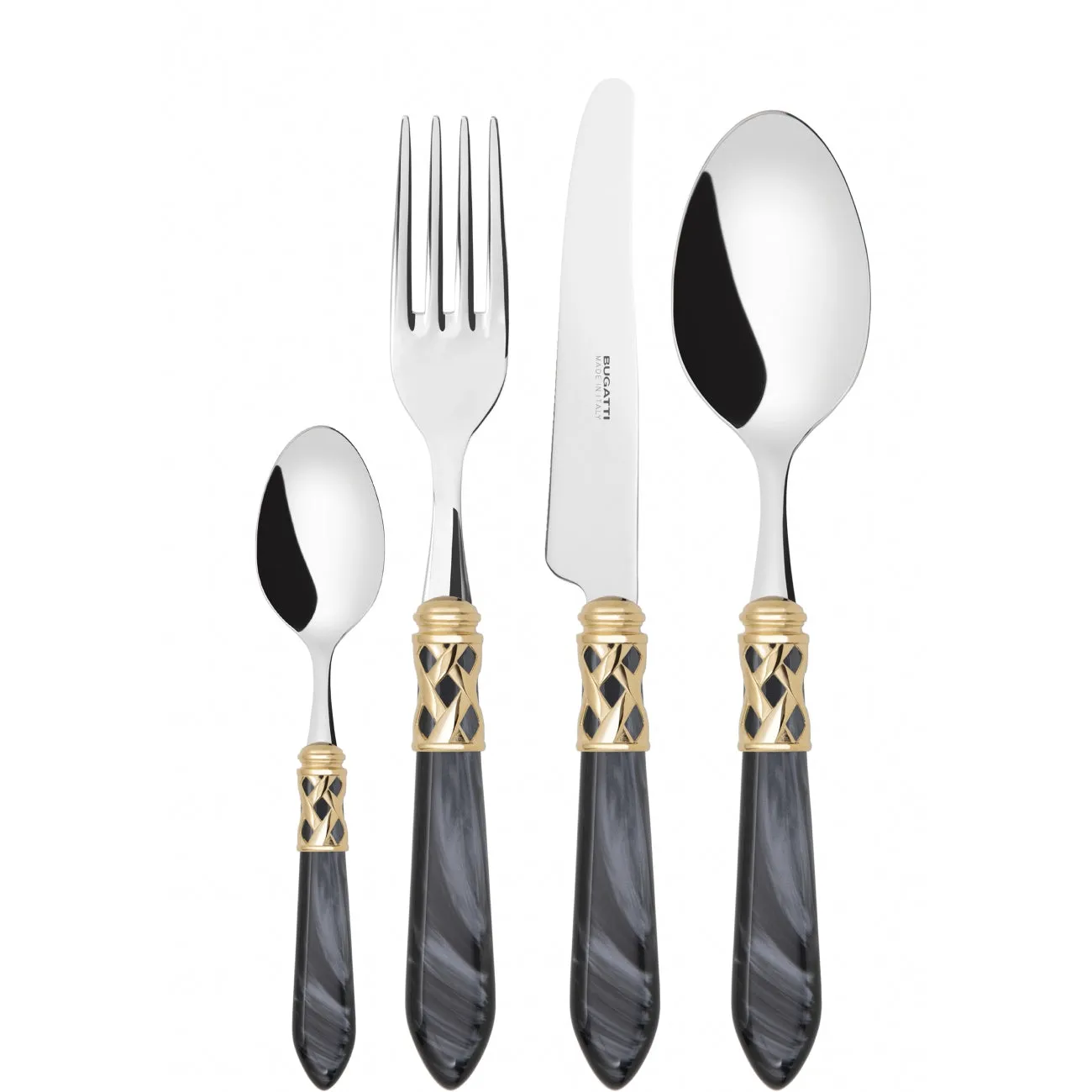 ALADDIN GOLD RING CUTLERY SET 24