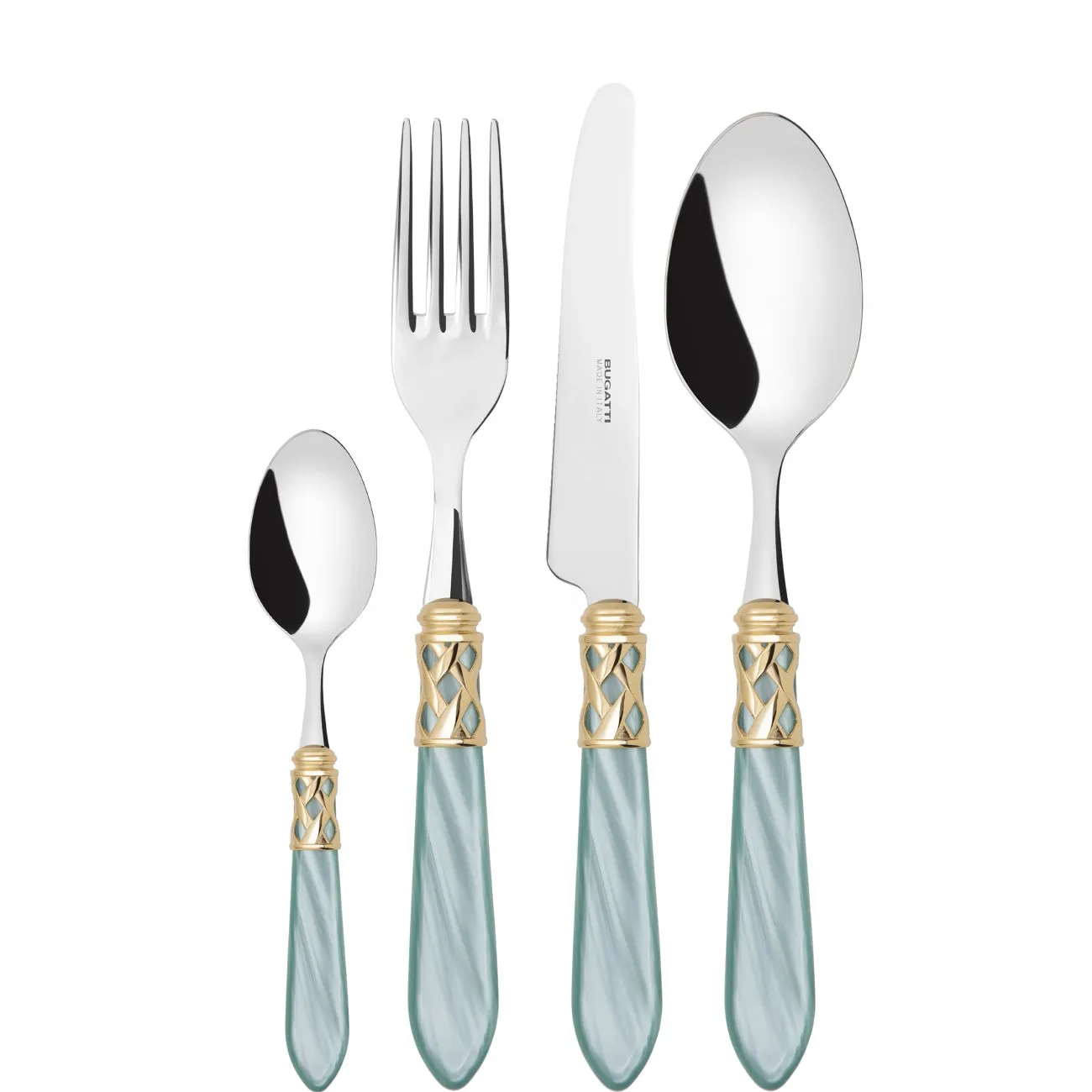 ALADDIN GOLD RING CUTLERY SET 24