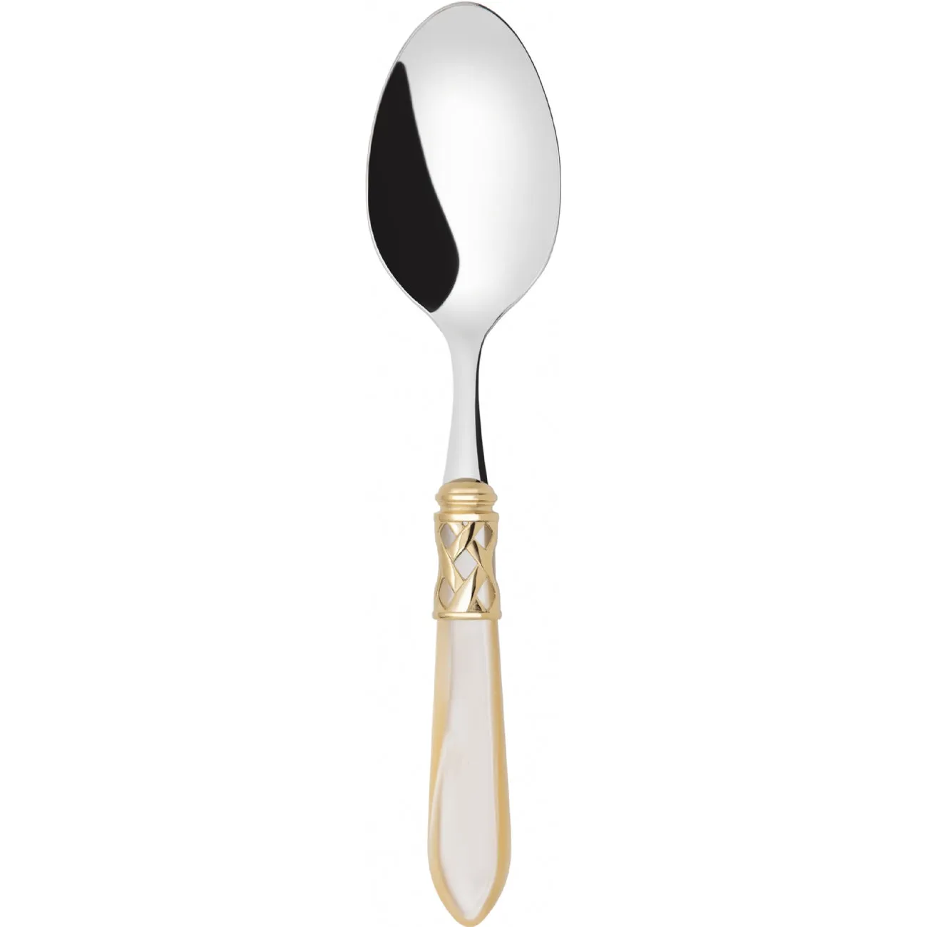 ALADDIN GOLD RING SALAD SERVING SPOON