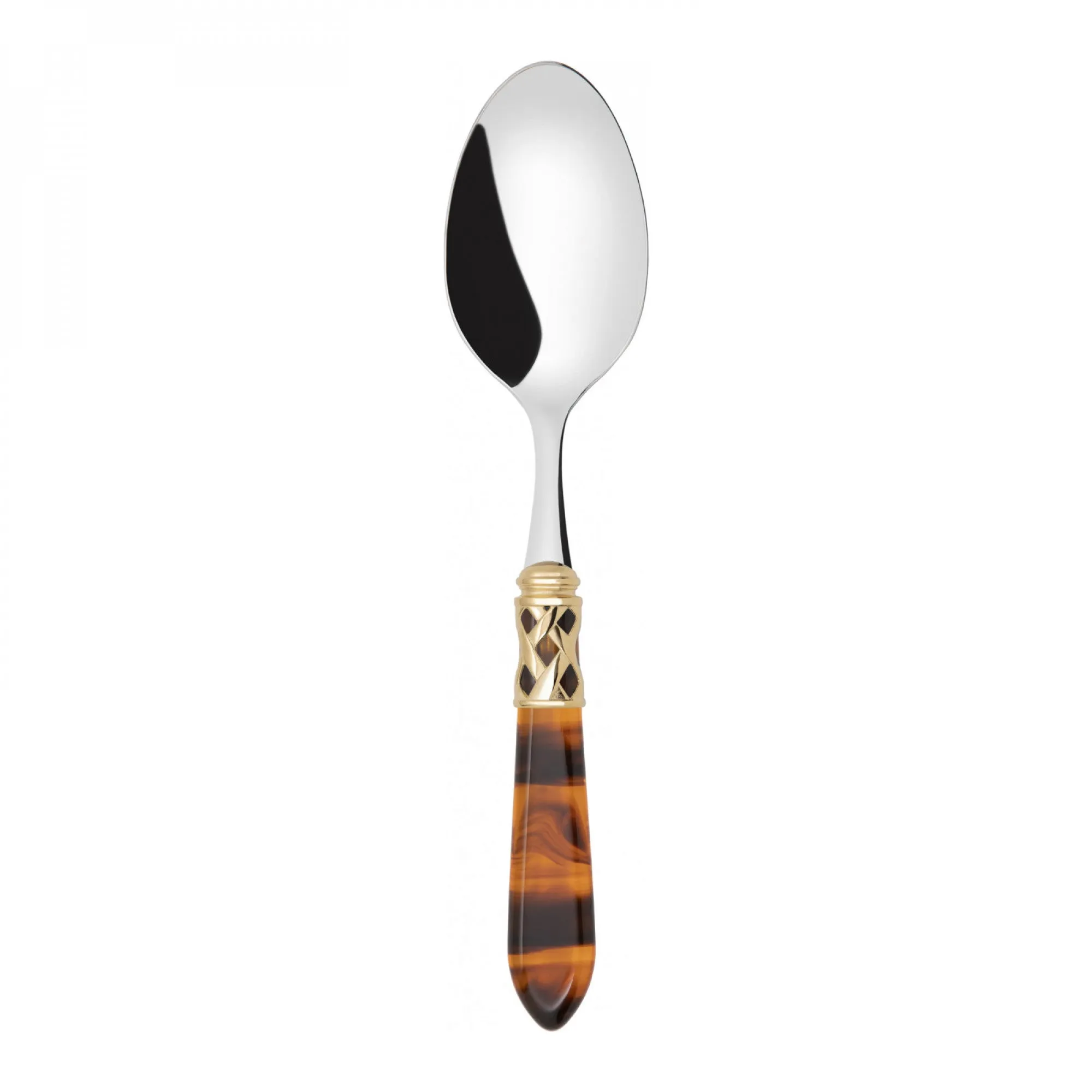 ALADDIN GOLD RING SALAD SERVING SPOON