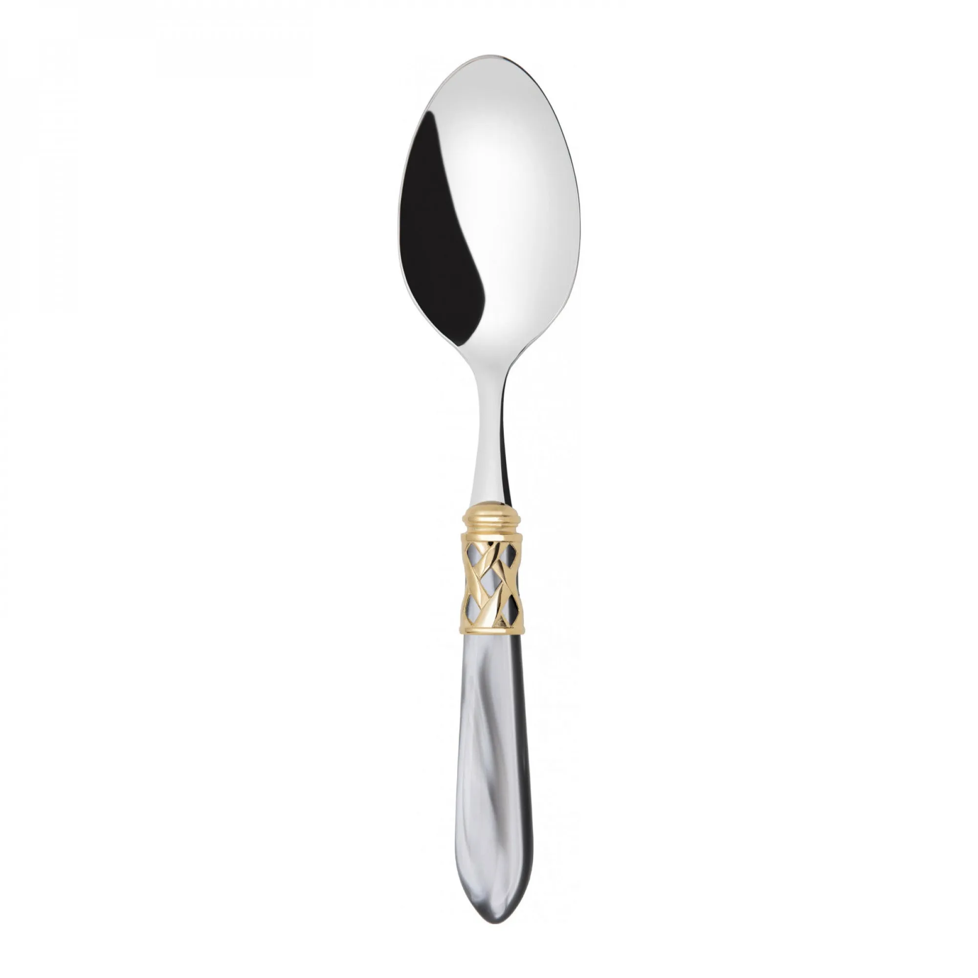 ALADDIN GOLD RING SALAD SERVING SPOON