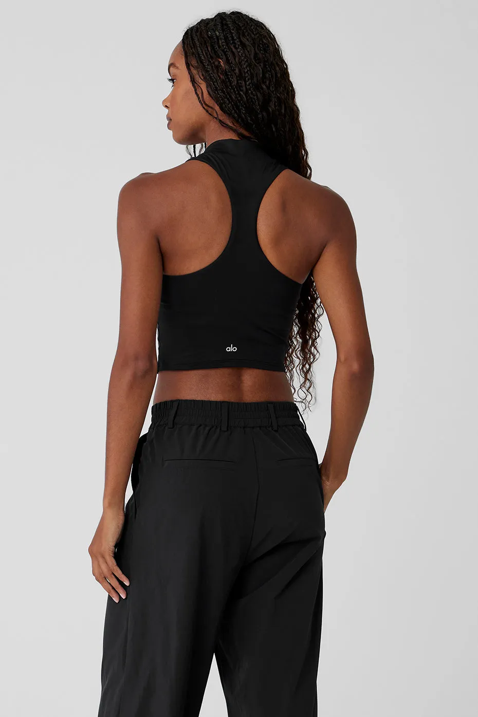 Alosoft Top That Bra Tank - Black