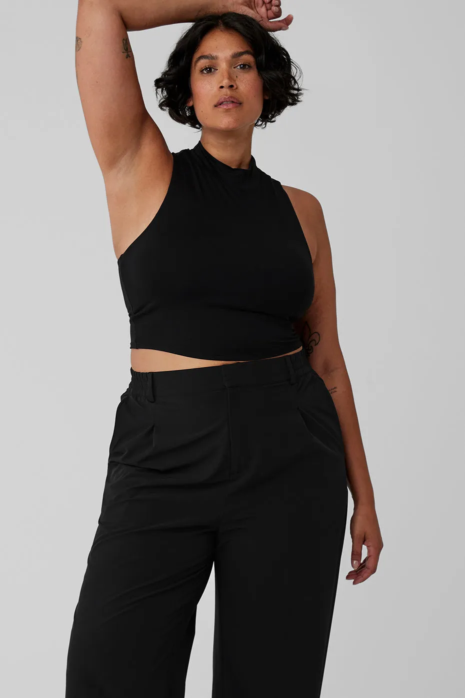 Alosoft Top That Bra Tank - Black