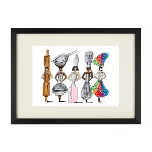 Baking Girls Limited Edition Print – Charlotte Posner