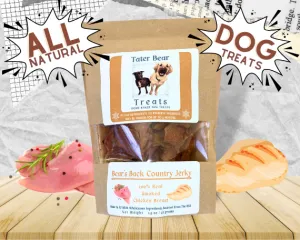 Bear's Back Country Jerky -  All Natural Home Baked Dog Treats