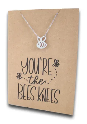 Bee Pendant & Chain - Card 327