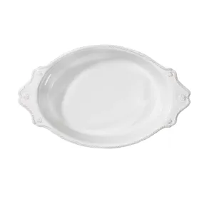 Berry & Thread 13" Oval Baker - Whitewash