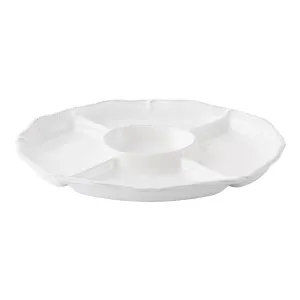 Berry & Thread 15" Crudite Platter - Whitewash