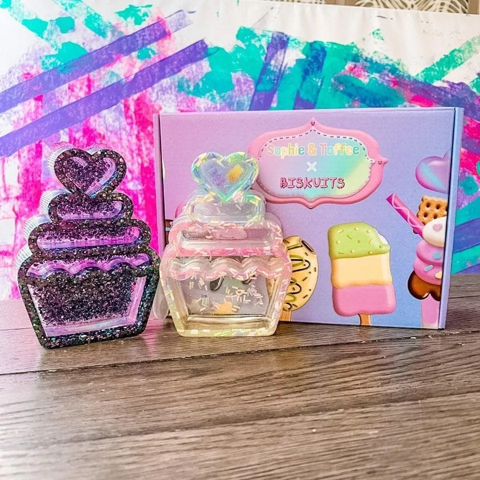 Biskuitsandgravy Collaboration Cupcake Shelf Resin Craft Box