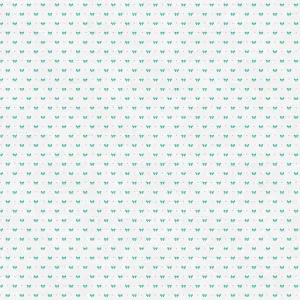 Bows - Teal/White