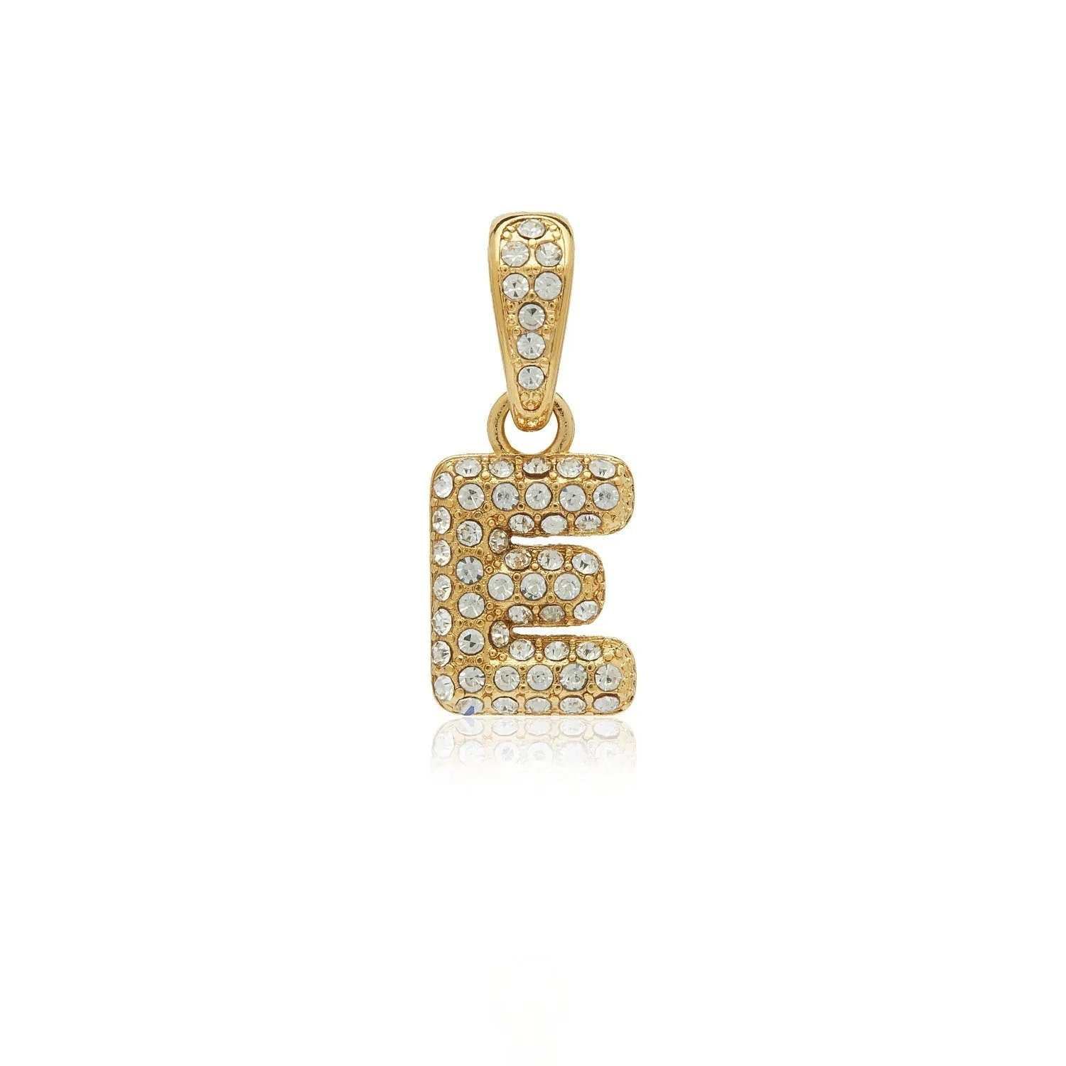 Bubble Initial Pendant (Gold)