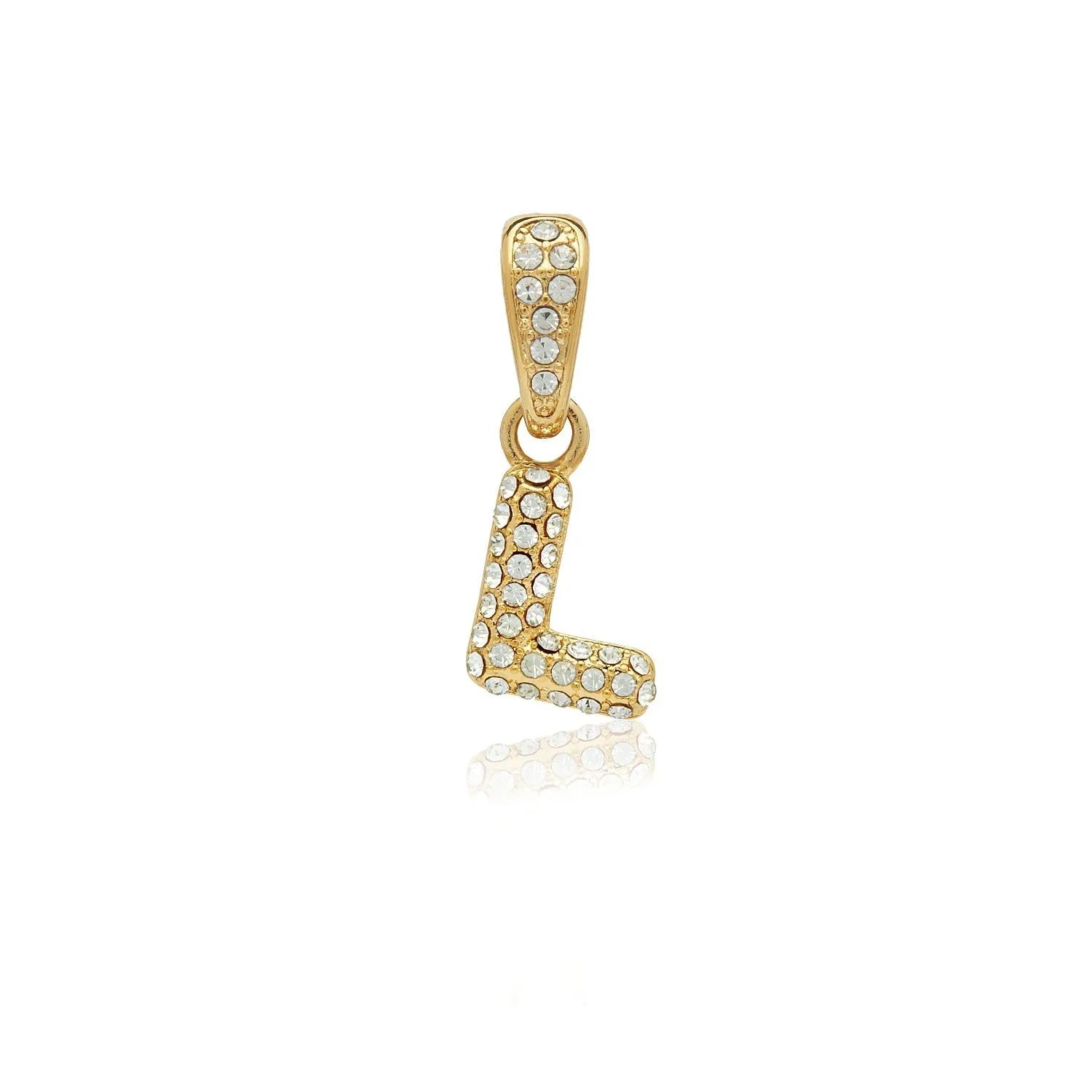 Bubble Initial Pendant (Gold)