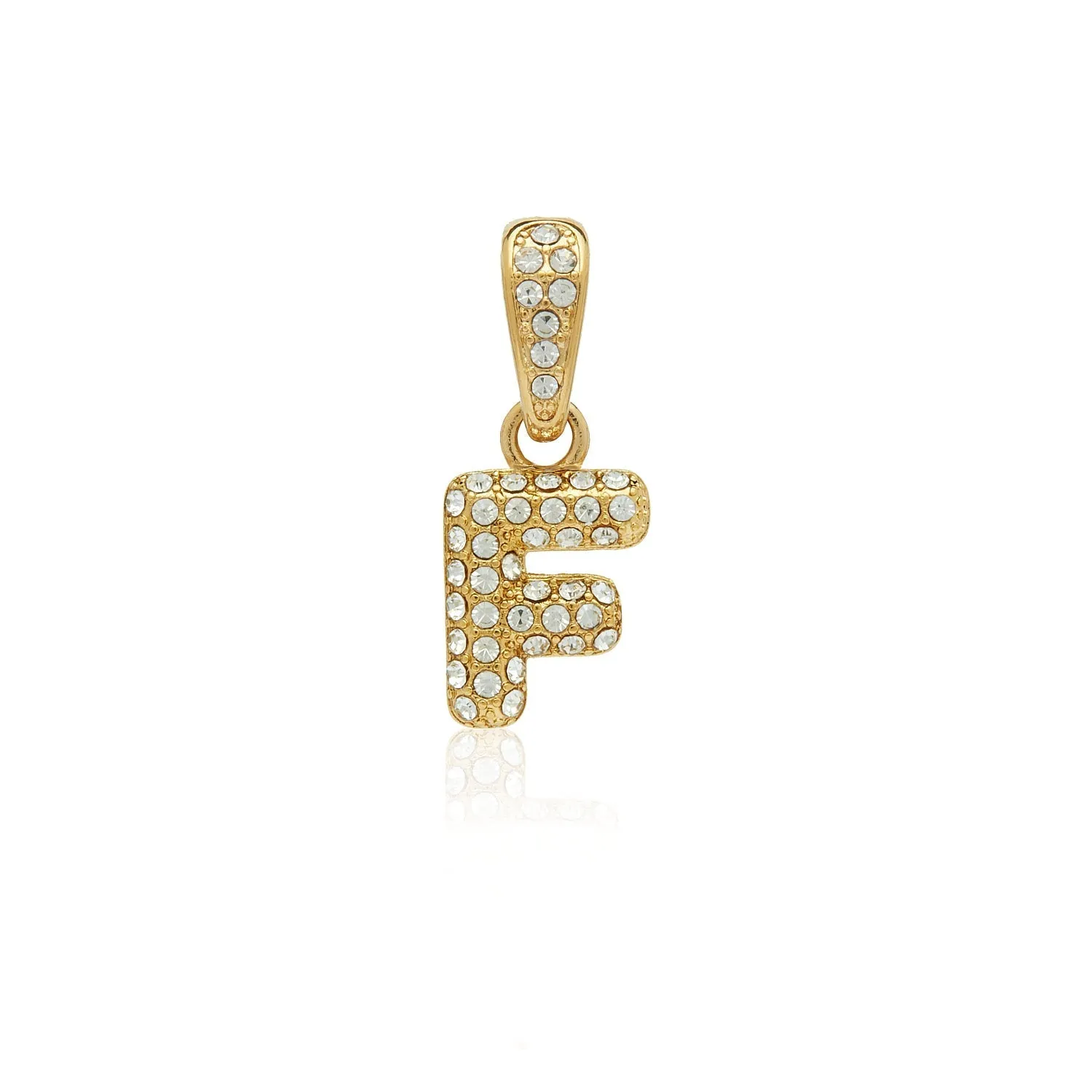 Bubble Initial Pendant (Gold)