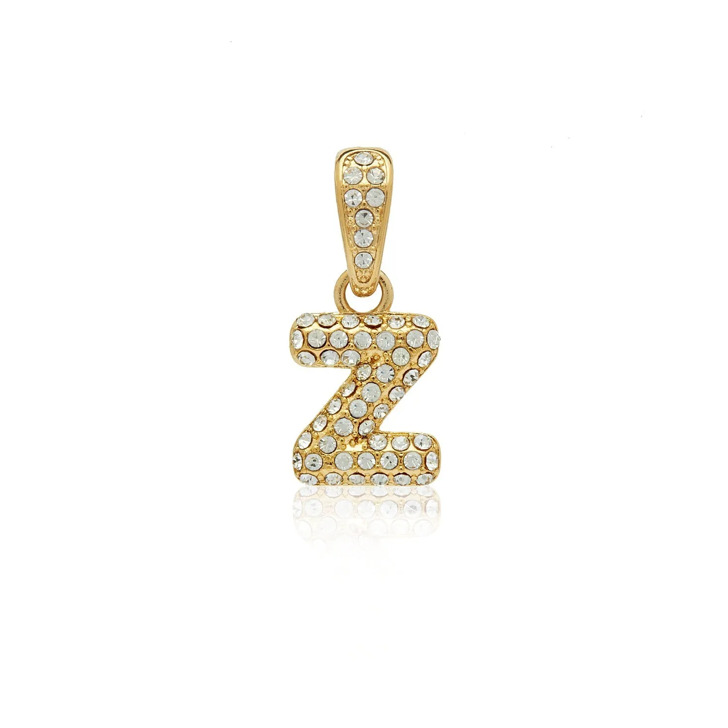 Bubble Initial Pendant (Gold)