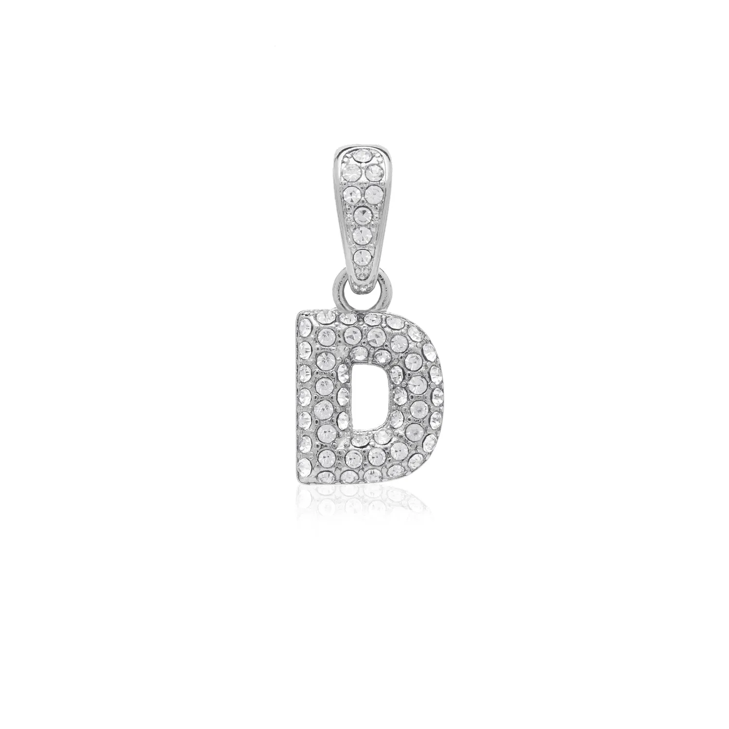 Bubble Initial Pendant (Silver)