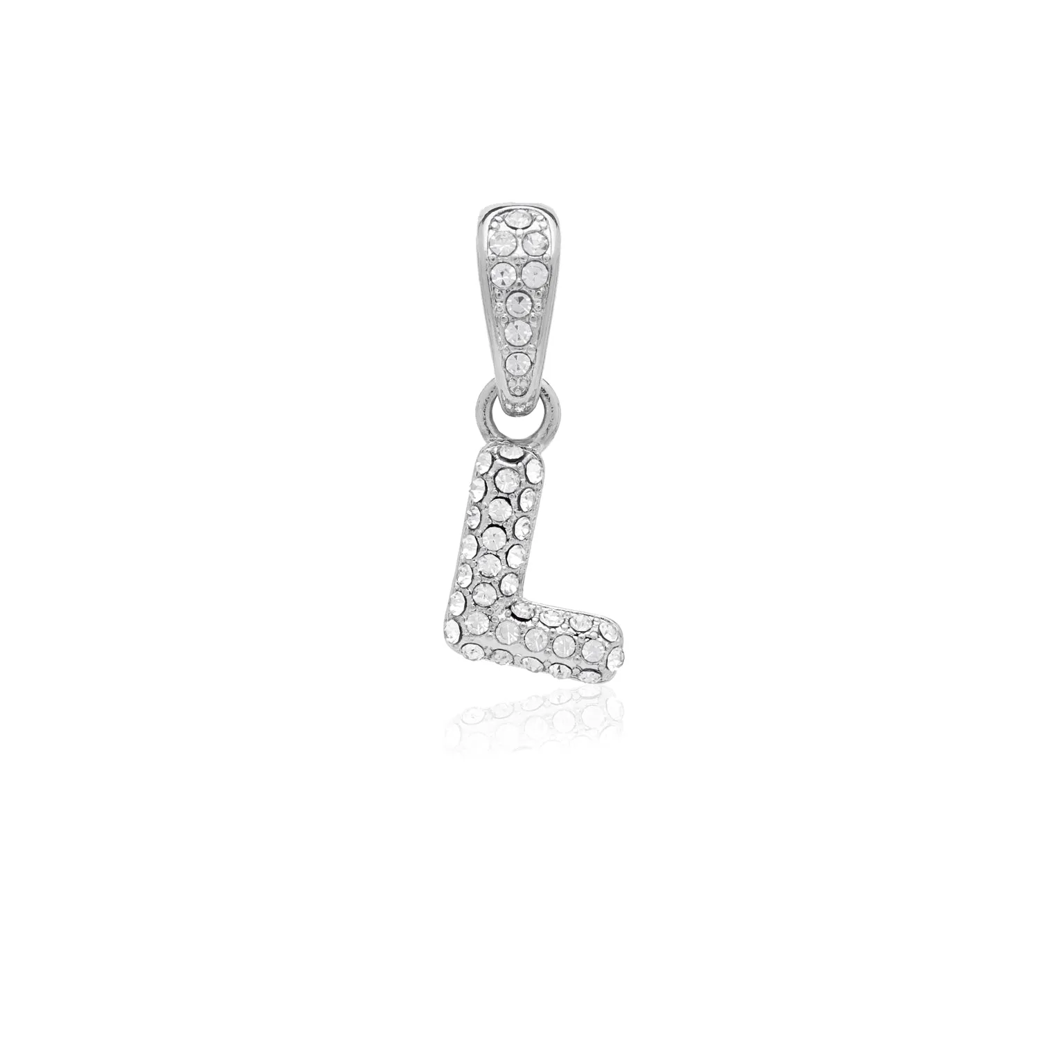 Bubble Initial Pendant (Silver)