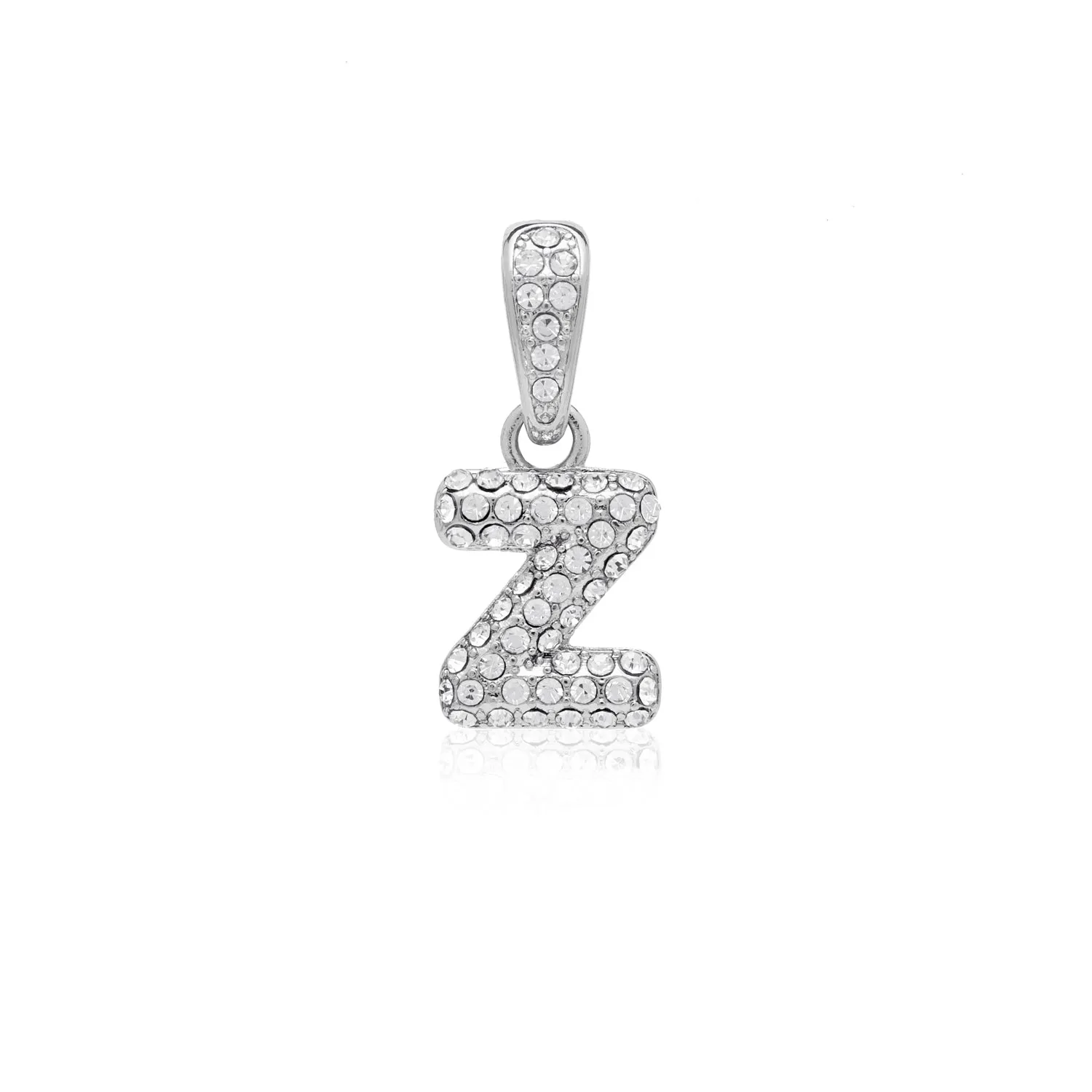 Bubble Initial Pendant (Silver)