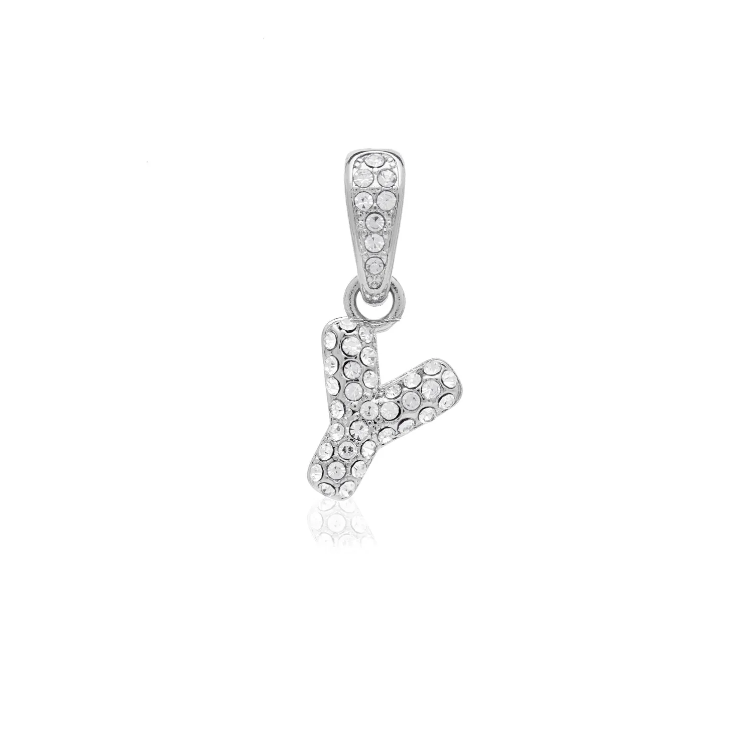 Bubble Initial Pendant (Silver)