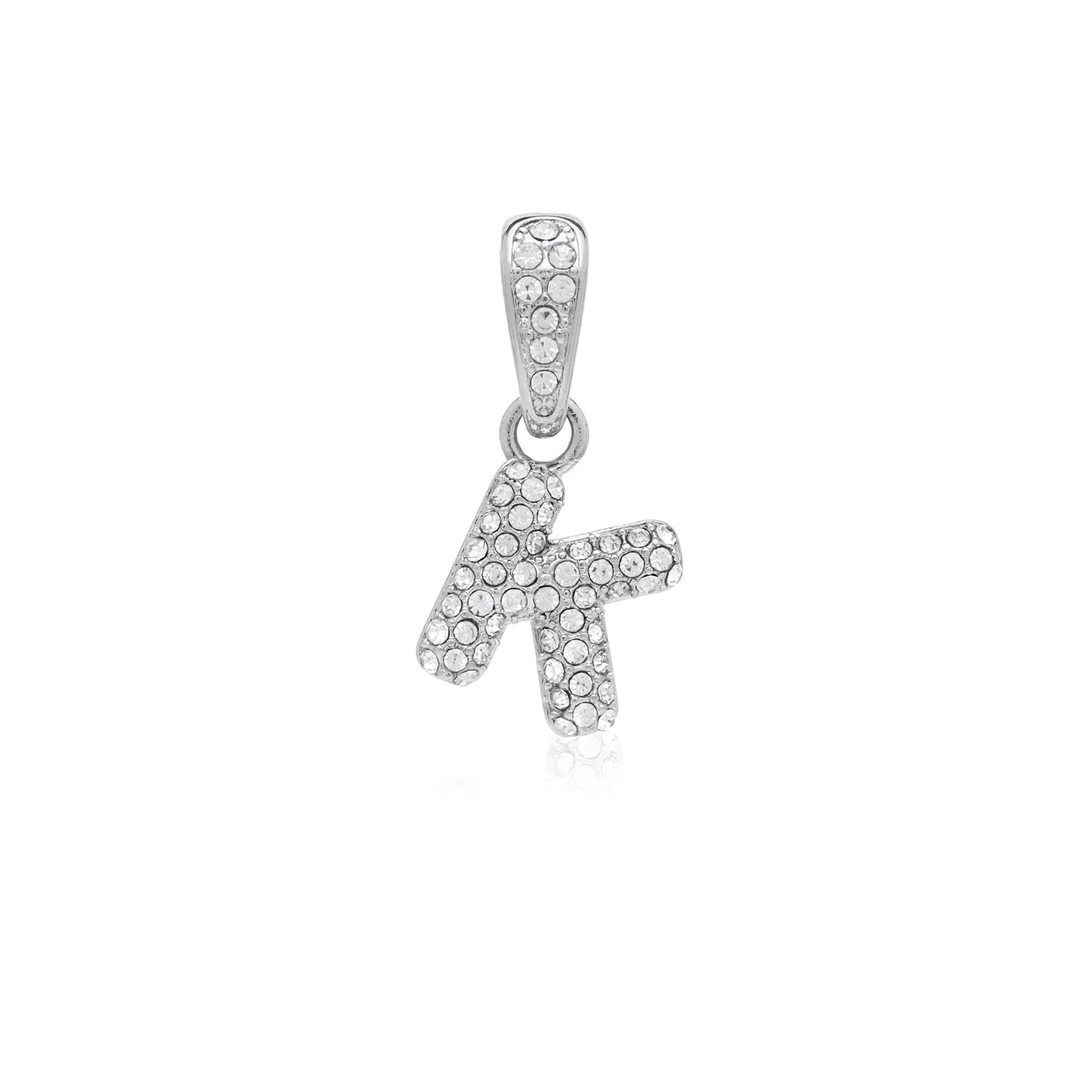 Bubble Initial Pendant (Silver)