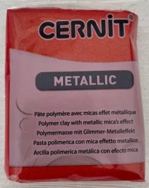 Cernit Polymer Clay Metallic Range 56g Block Copper (057)