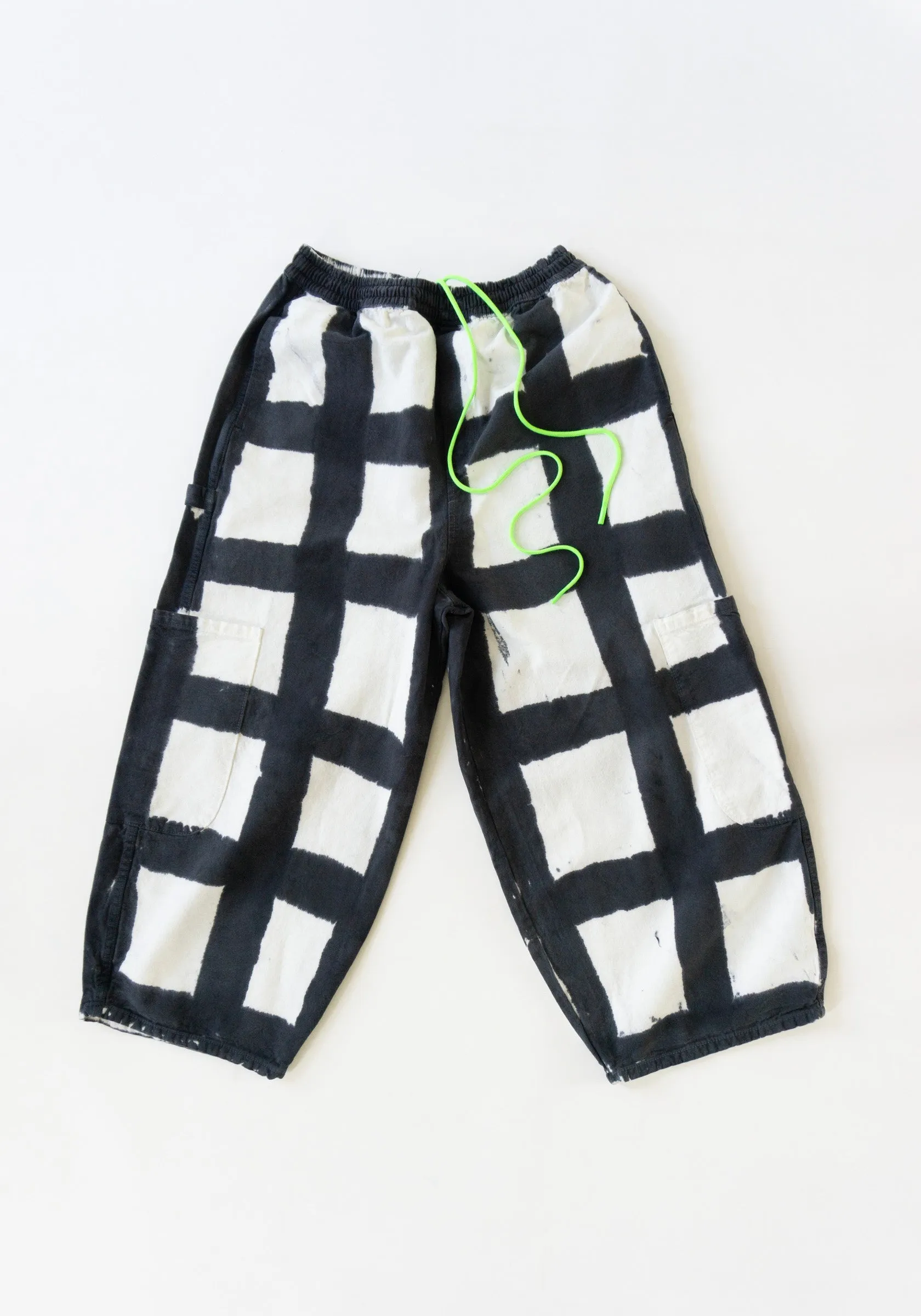 Chef Pant in Licorice Check