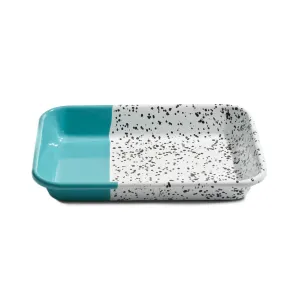 Colour Pop Enamel Roasting and Serving Dish, Turquoise