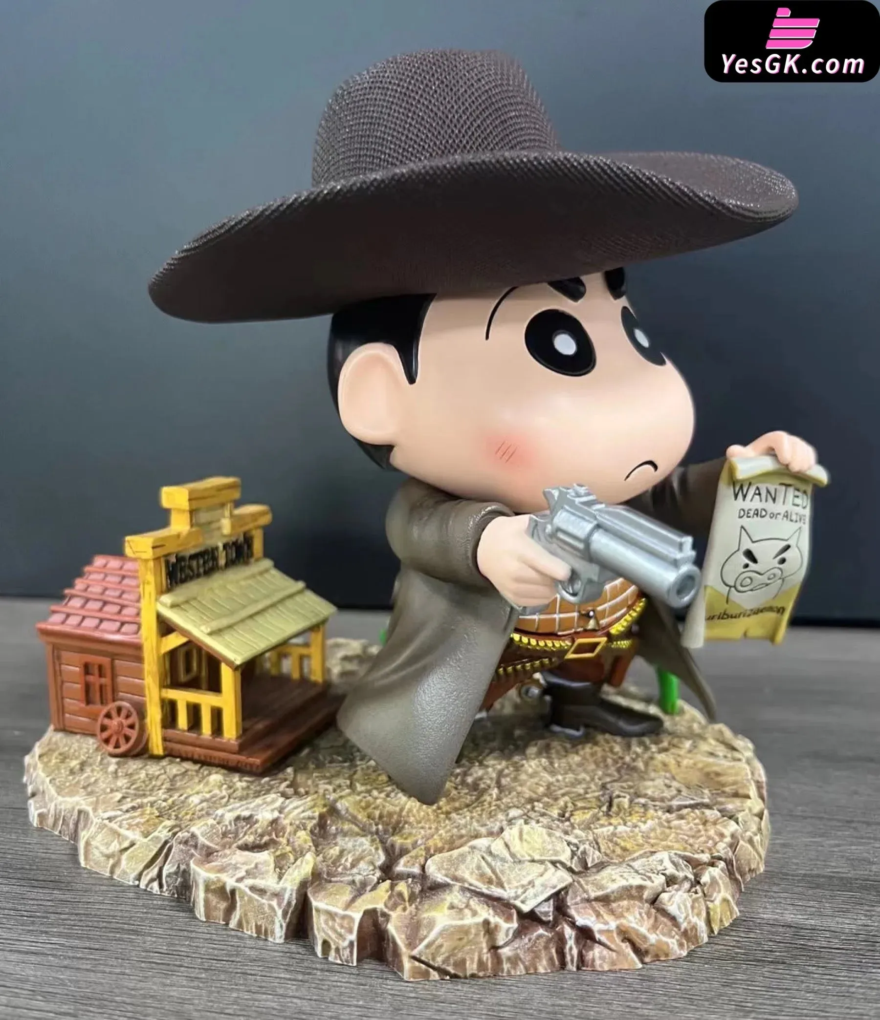 Crayon Shin-chan Western Cowboy Shin-chan Statue - Bruce Studio [Pre-Order]