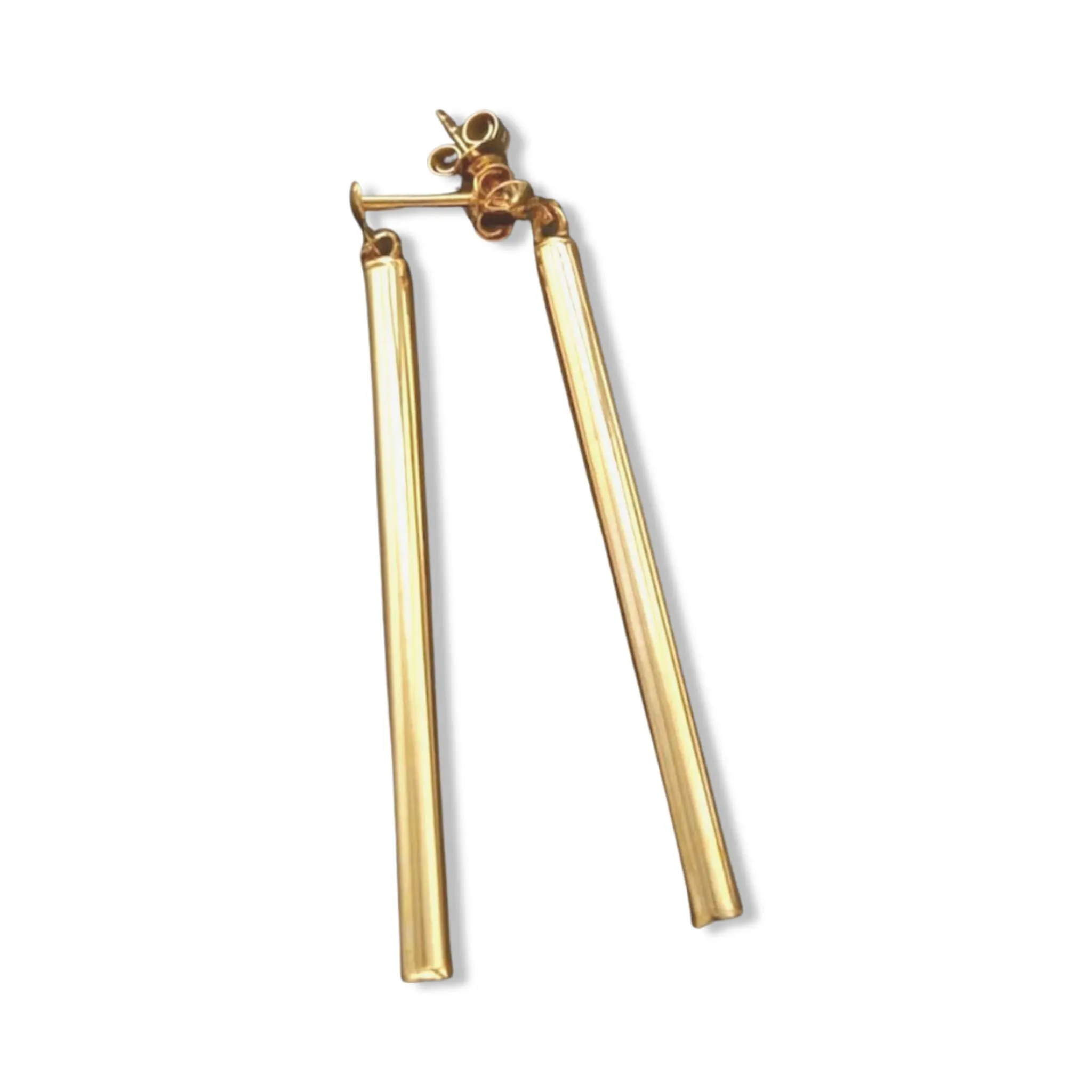 #GOLD2024 | 18K Golden Stick Dangling Earrings