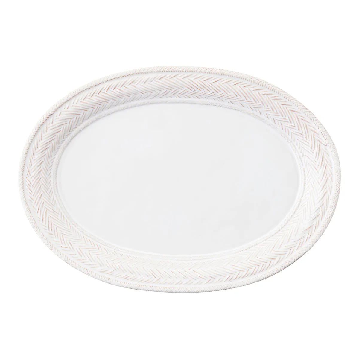 Le Panier 17" Platter - Whitewash