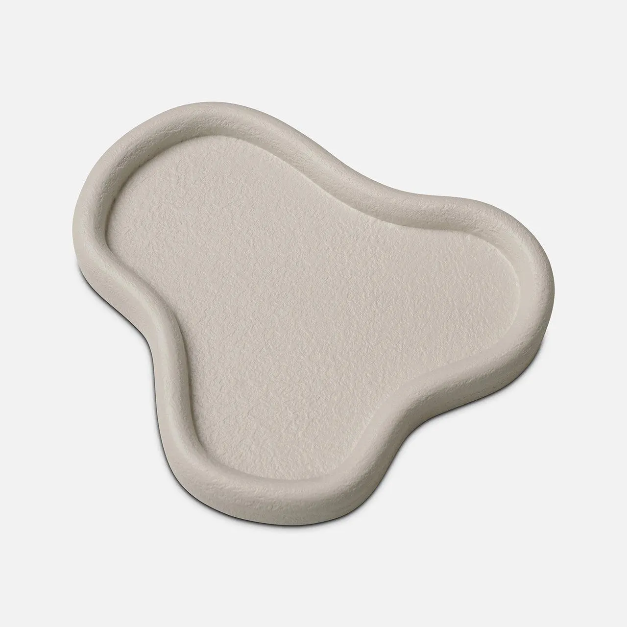 Lily Tray - Cream - Plaster Finish