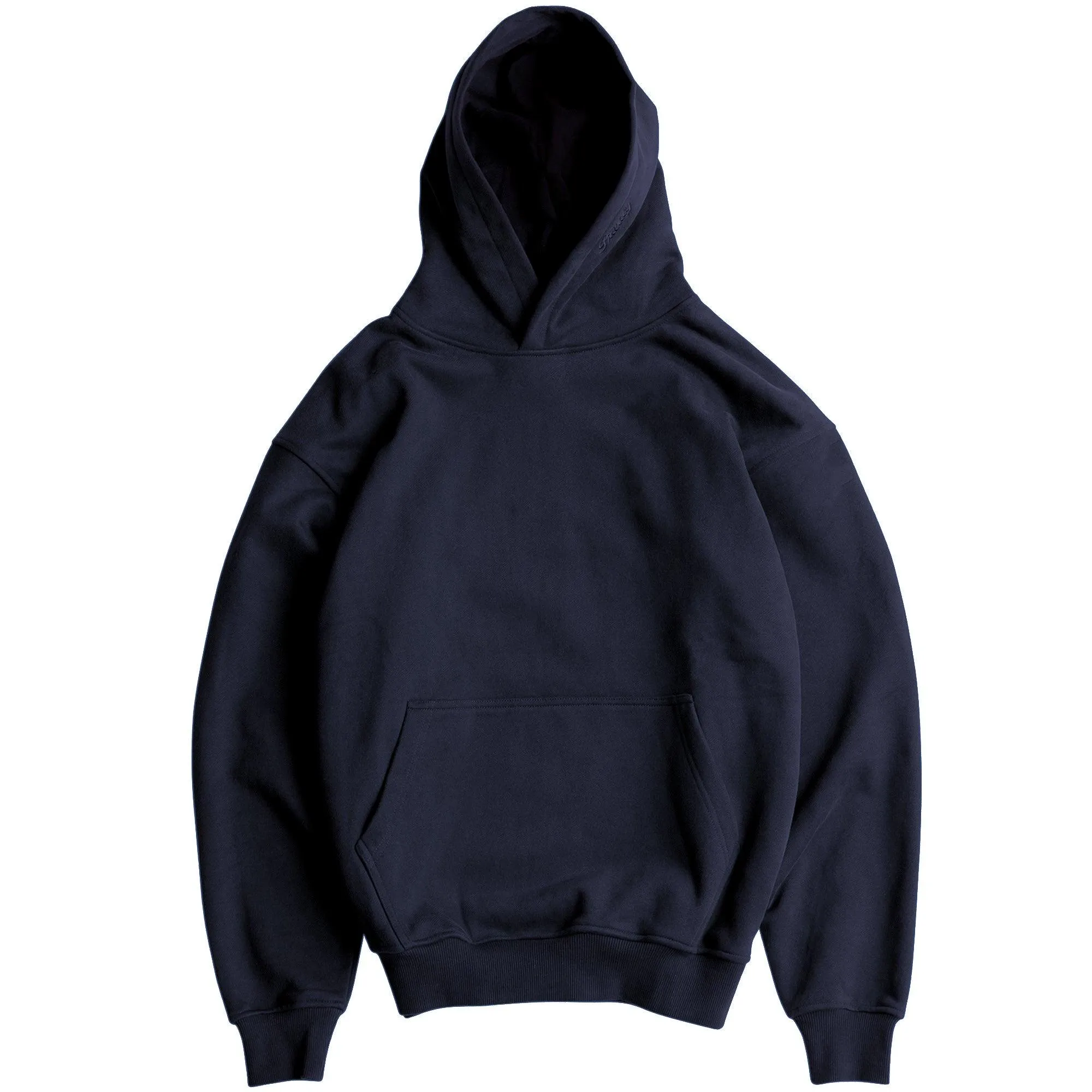 Luxury Blank Hood - Navy