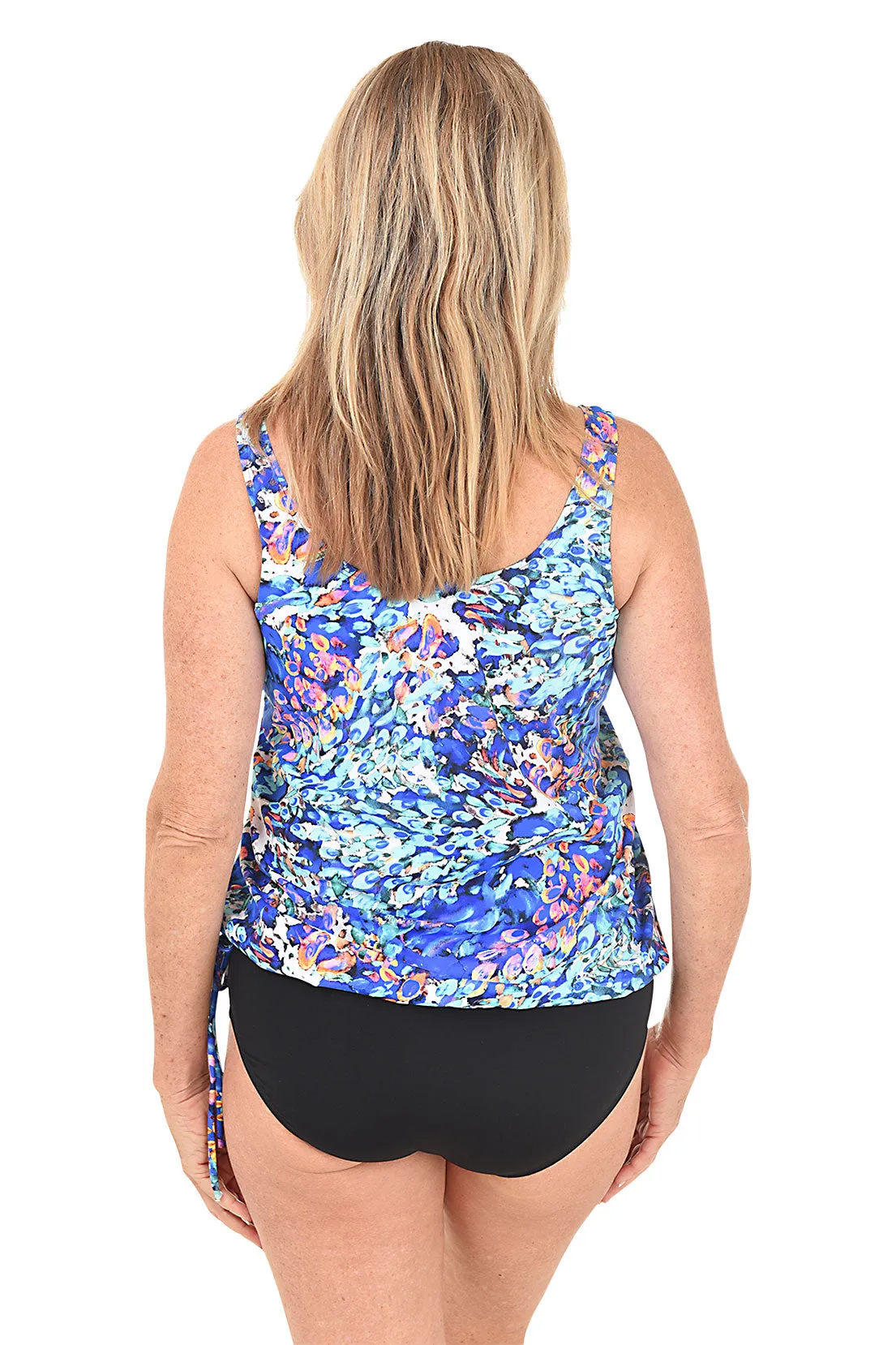 Mermaid Cove Blouson Tankini Top