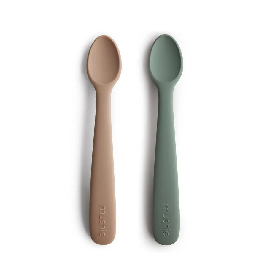 Mushie - Silicone Feeding Spoons - 2 Pack