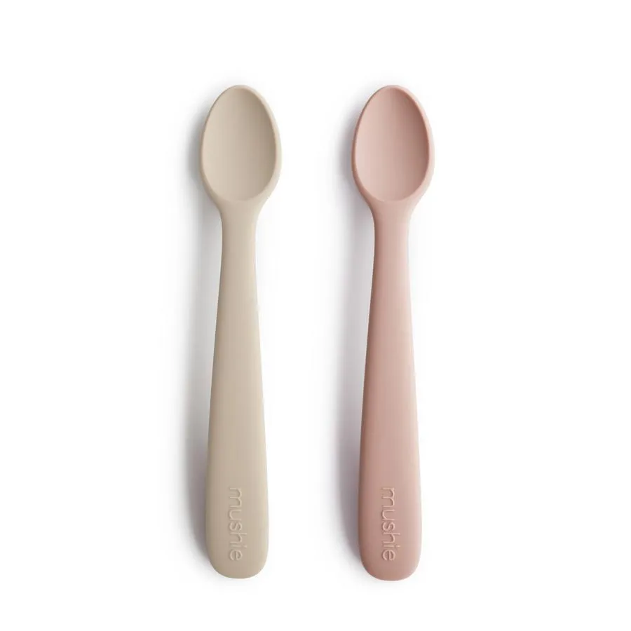 Mushie - Silicone Feeding Spoons - 2 Pack