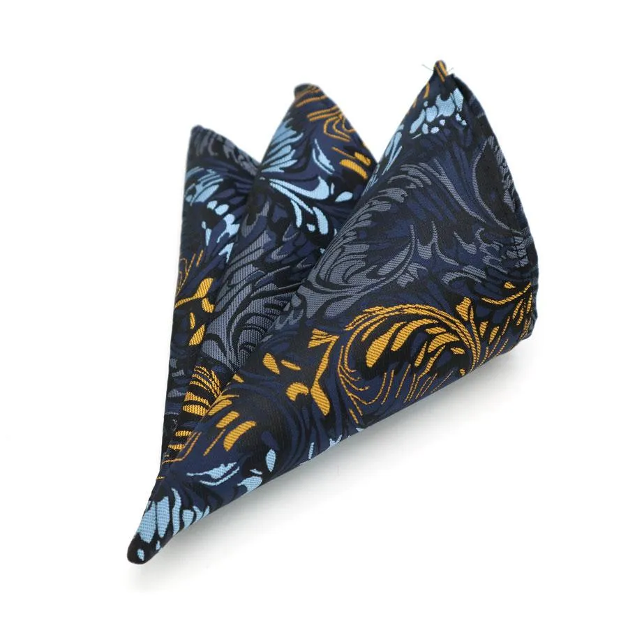 Paisley Jacquard Silk Pocket Square