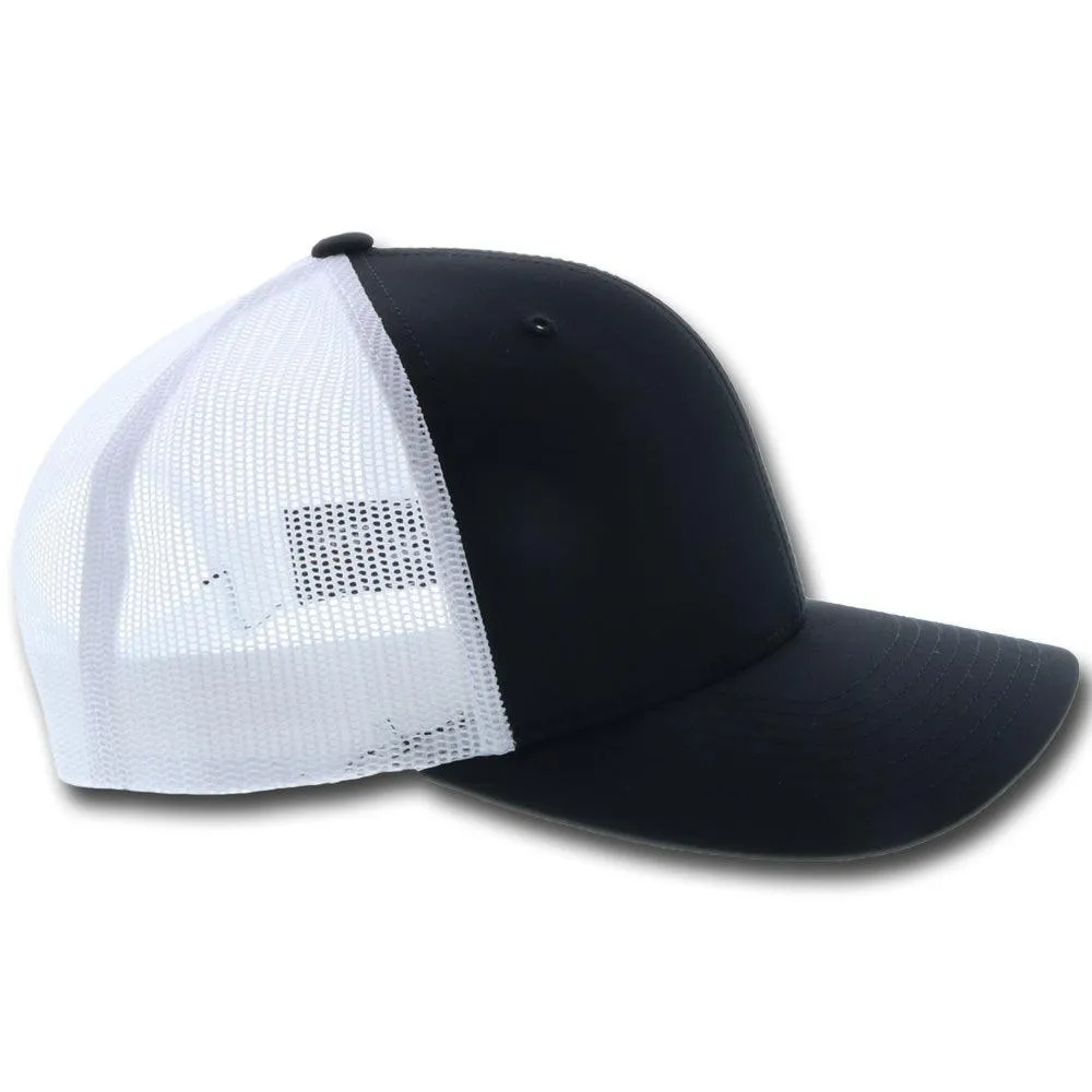 "HOG" Black/White Hat