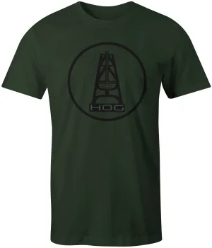 "HOG" Olive w/Black Oil Gear Logo T-shirt