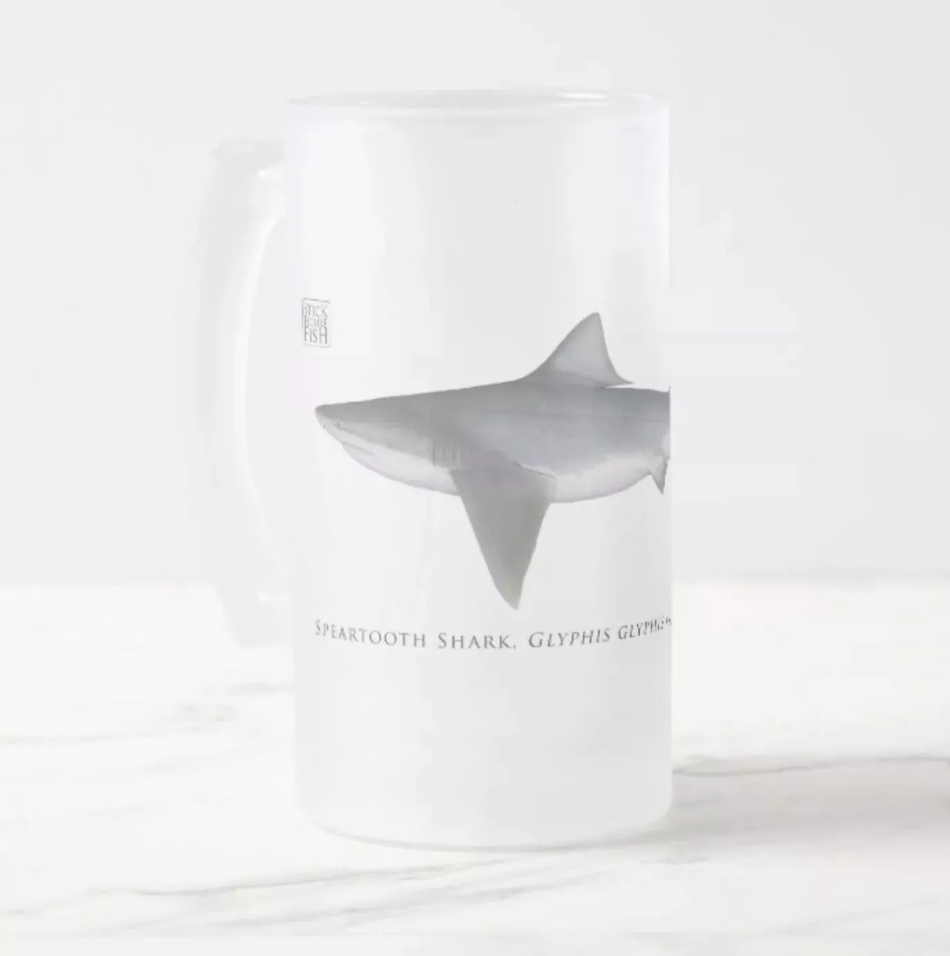 Speartooth Shark - Frosted Glass Stein