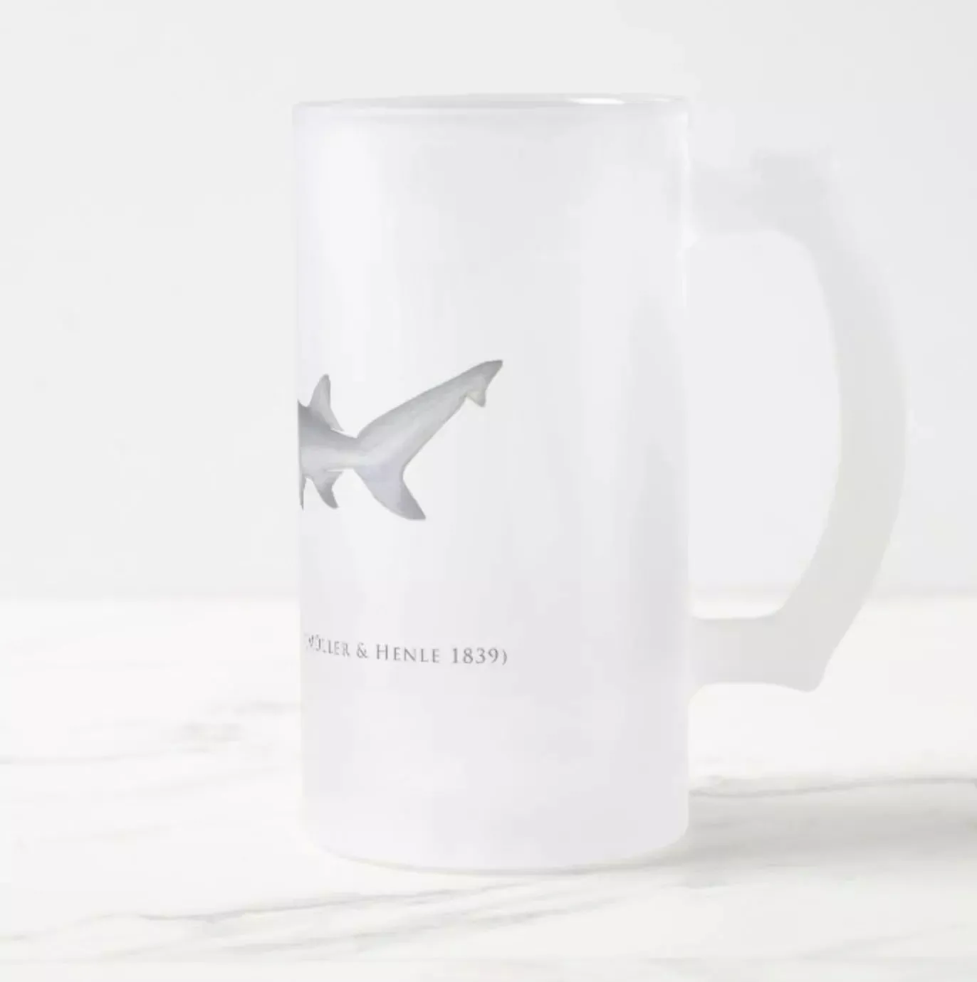 Speartooth Shark - Frosted Glass Stein