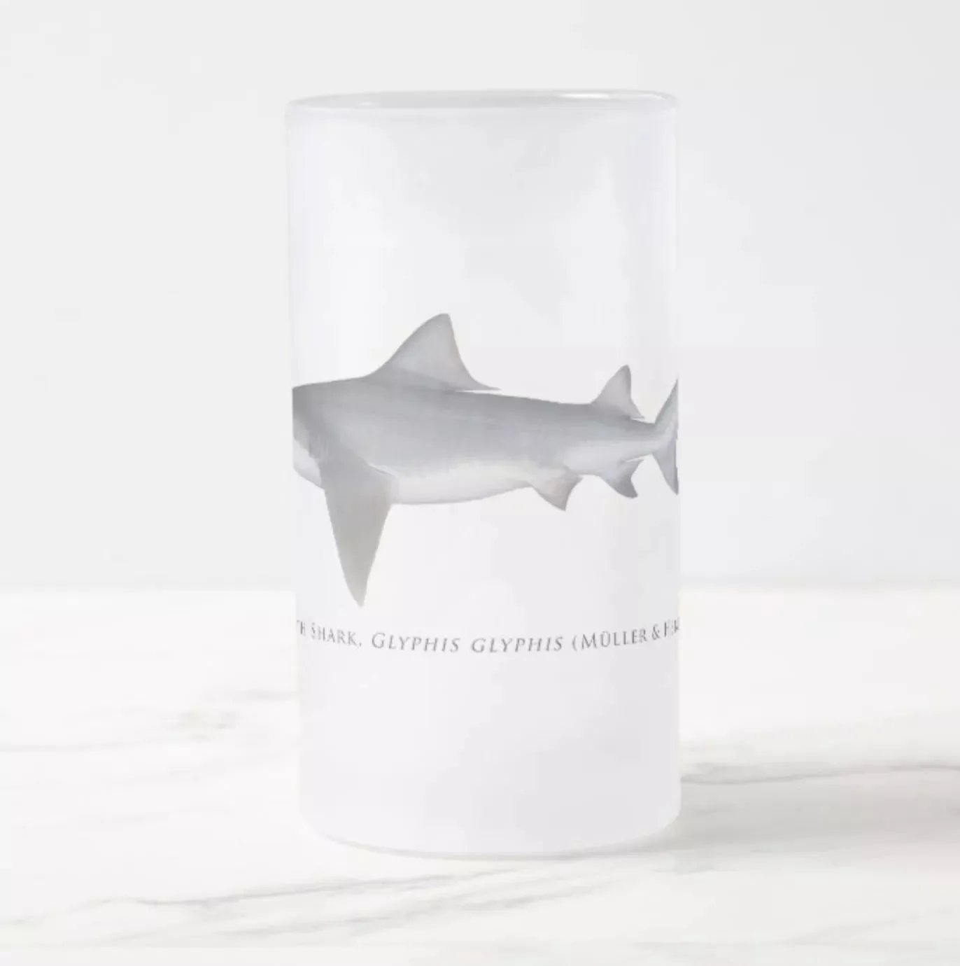 Speartooth Shark - Frosted Glass Stein