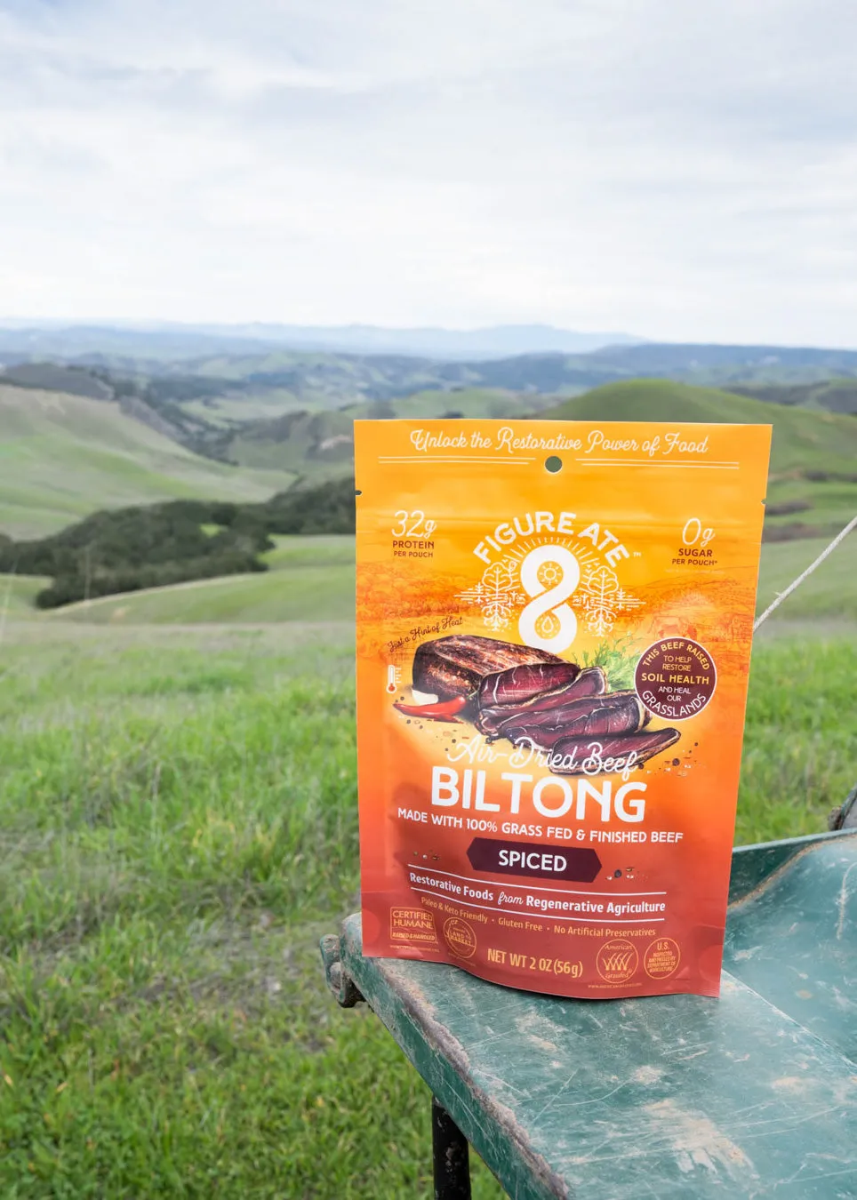 Spiced Grass Fed & Finished Beef Biltong