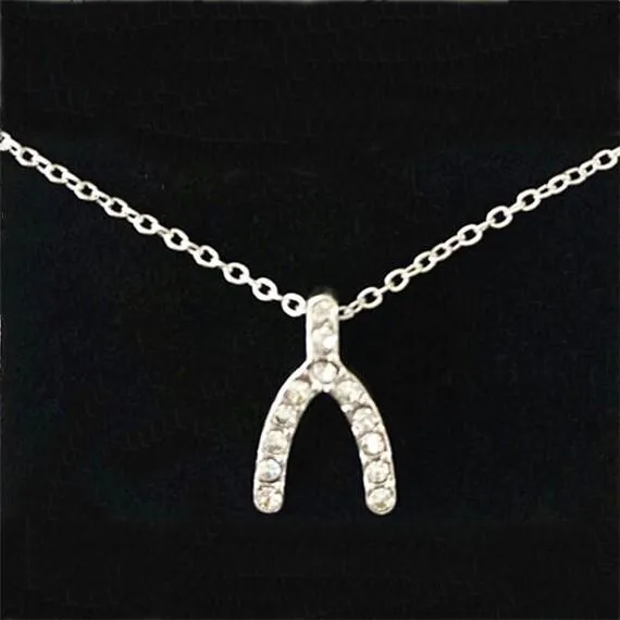 Tiny Wishbone Necklace