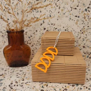 Will Sharp: Large Wonky Pendant Orange