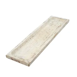 Wooden Tray | Whitewashed